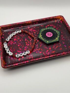 Red & Black trinket tray